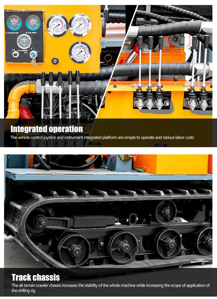 200 M Pneumatic Water Well Drilling Rig Machine Price