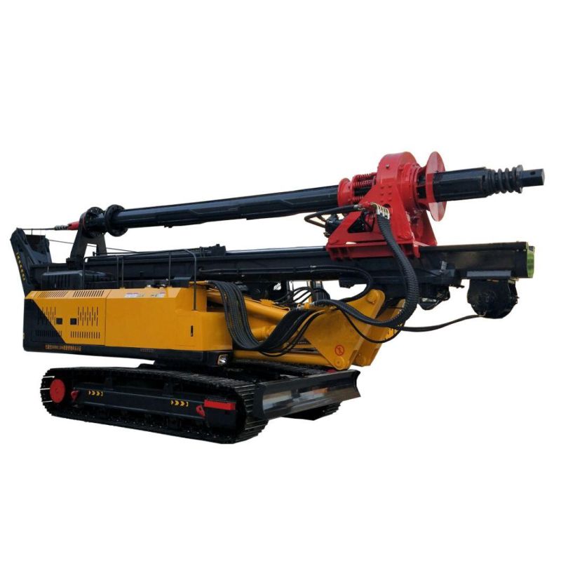 15m/20m/30m/40m/50m/60m Crawler Lock Rod Economical Water Well Rotary Boreholedrilling Rig for Construction Foundation