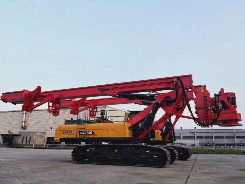 Heavy Duty Rotary Drilling Rig with Diesel Engine Ycr280d