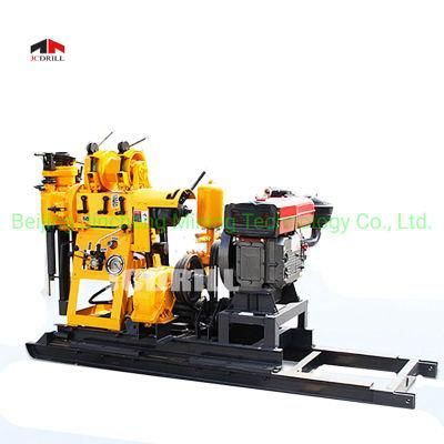Spline Vertical Portable Core Sample Geological Drilling Rig Core Diamond Drilling Rig Skid Water Well Drilling Rig
