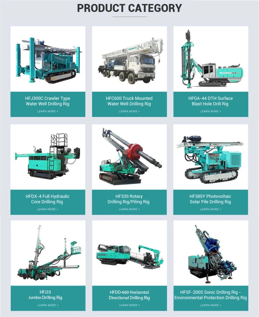 Hot Selling Hf-W11 Wheel Type Hydraulic Rotary Drilling Rig for Piling