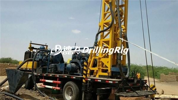 300m Multi-Functional Trailer Mounted Water Well Borehole Drilling Machine