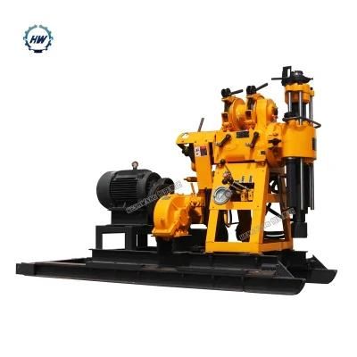 160m Core Drilling Rigs / Hydraulic Exploration Water Well Drilling Machine / Diesel Power Drilling
