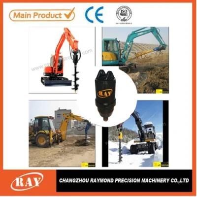 Hydraulic Excavator Skid Steer Loader Earth Auger Drill for Digging Holes