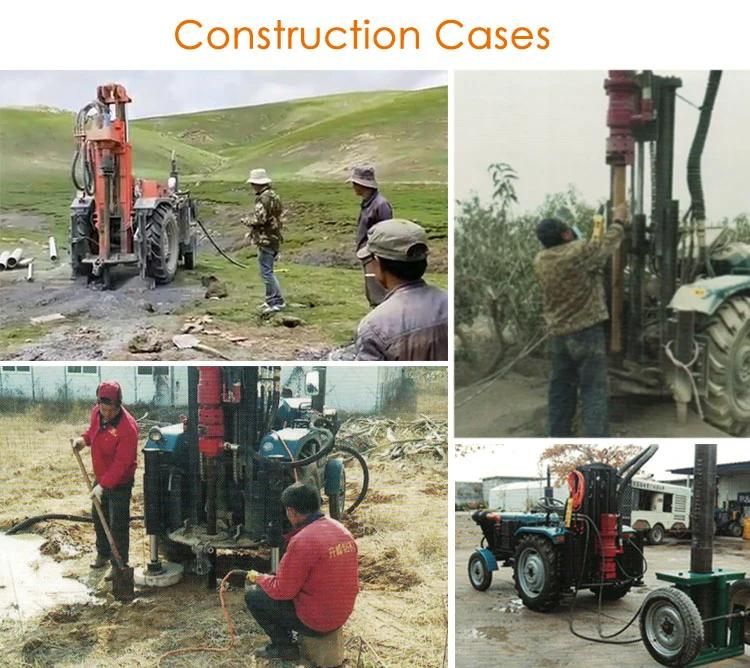 Beijun Sale 150m Water Well Rock Drill Rig with Tractor