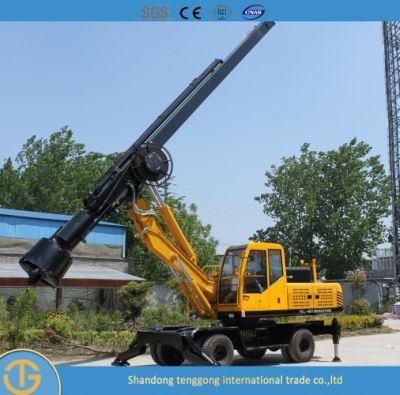 20 Meter Wheeled Water Well Drill Rig/Pile Driver Dl-360