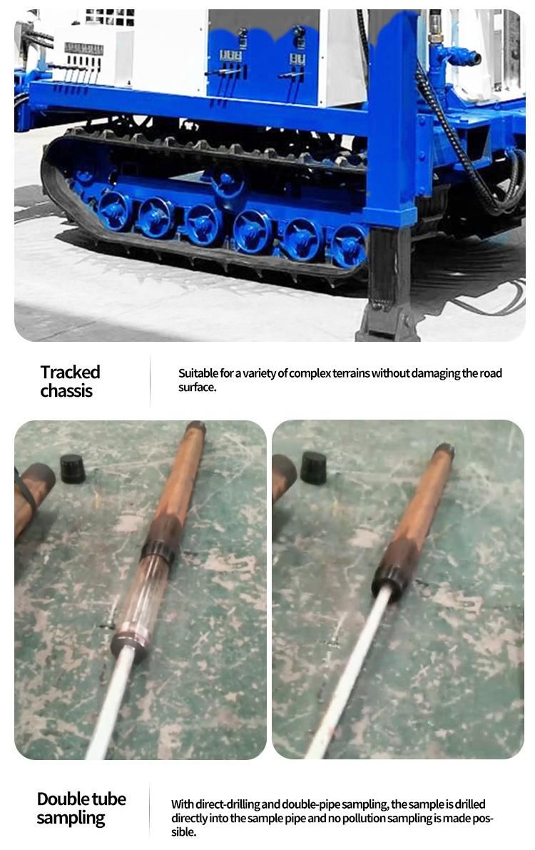 Crawler Geotechnical Soil Testing Drilling Rig for Sale