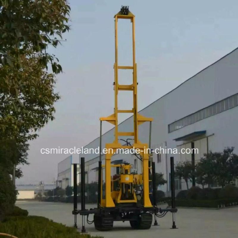 200m Crawler Mobile Rotary Water Well Borehole Drilling Machine with Hydraulic Tower (XY-200Y)