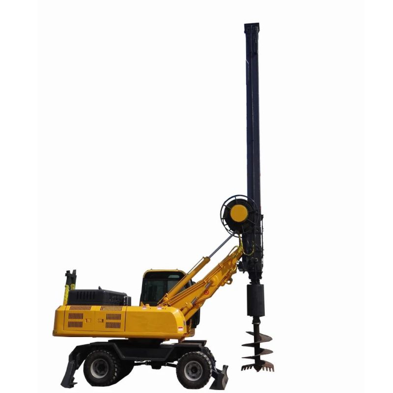18m Customize Wheeled Four-Wheel Drive Rotary Drilling Machine