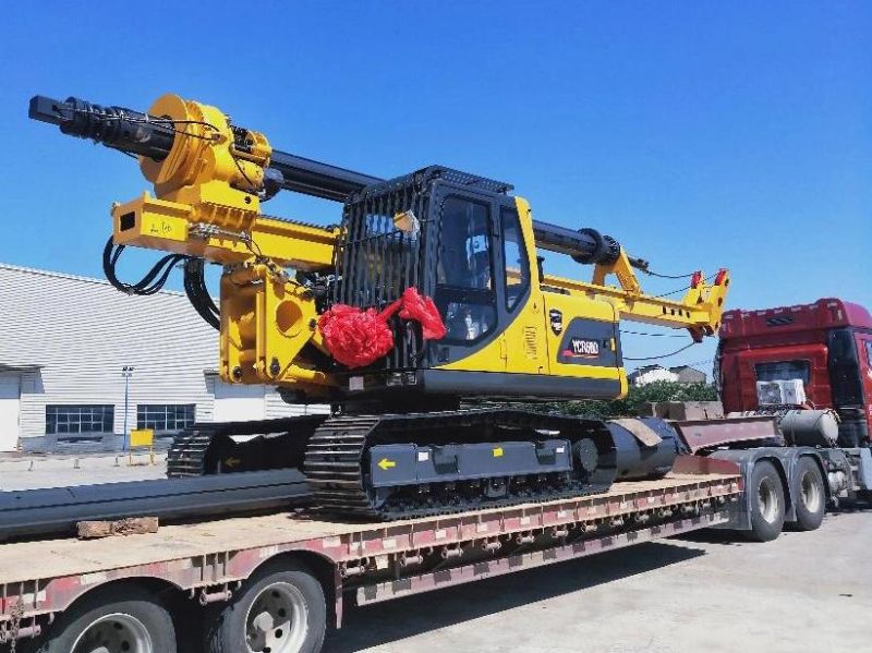 Small 22m Diesel Portable Rotary Drilling Rig Machine Ycr60d
