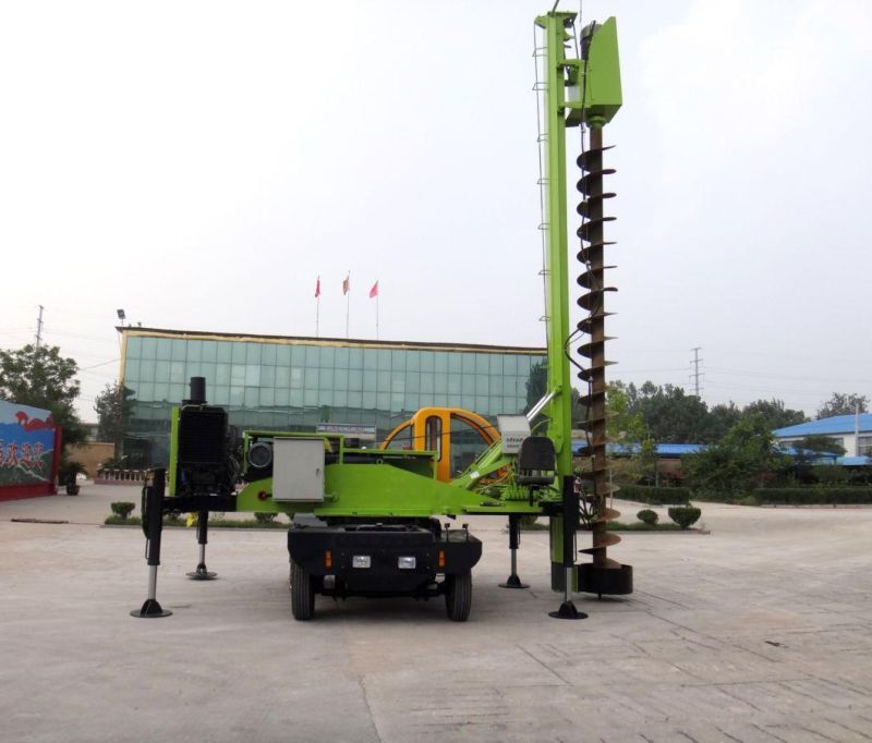 Wheeled 360-6 Hydraulic Wheel Water Drilling for Foundation Pile Construction/Diamond Drilling/Engineering /Borehole Drill