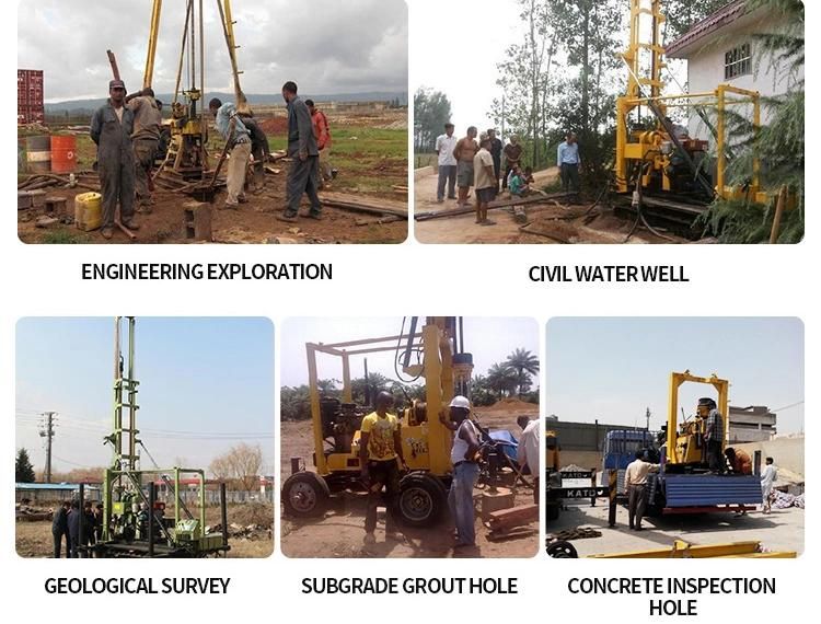 High Efficiency Drilling Depth190m Full Hydraulic Drilling Rig with Cheap Price