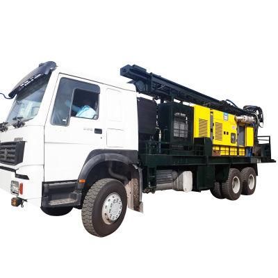 100m-400m water well drill machine mounted on hydraulic drilling truck