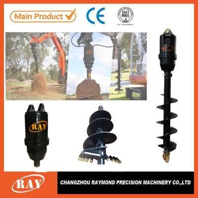 Auger Hydraulic Earth Hydraulic Auger Drill Strong Power Cat320 Excavator Auger Bit Hydraulic Earth Drill