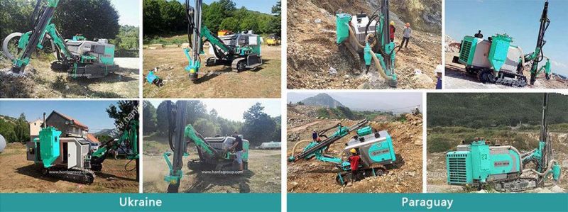 High Precision 20m Fully Automatic Integrated Down-The-Hole Drill for Open Use