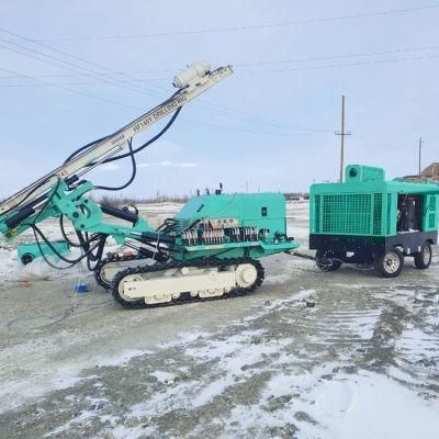 0-2.5km/H Construction Machinery Air DTH Drilling Rig Machine for Sale