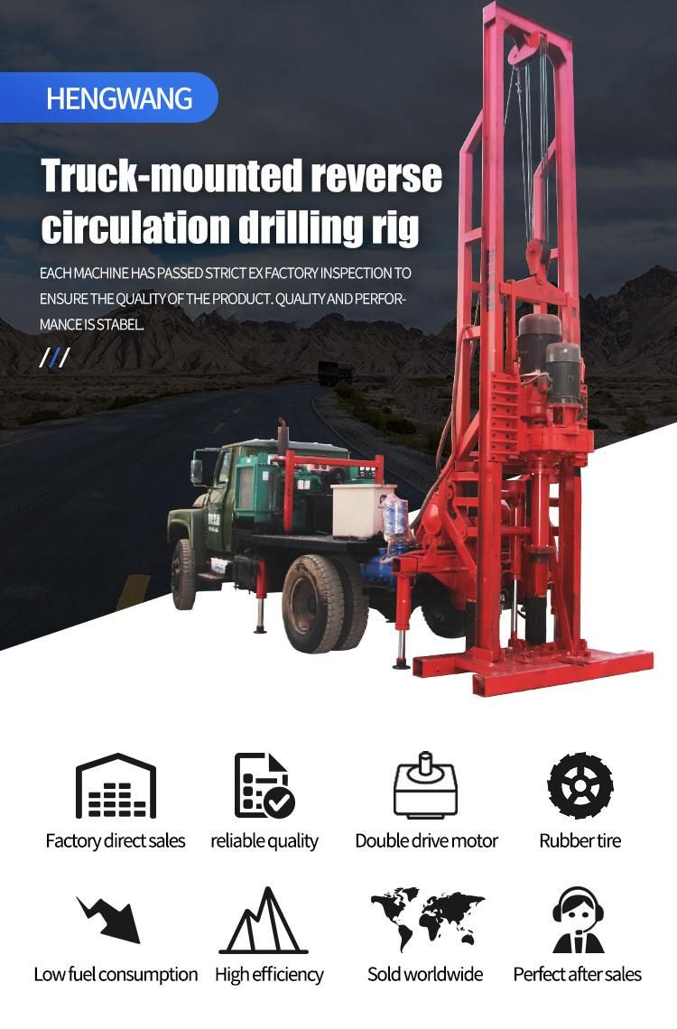 1500mm Big Hole Water Well Truck Mounted Borehole Geotechnical Drilling Rig