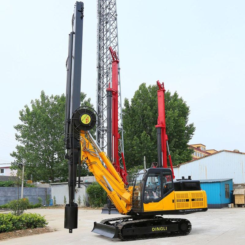 Small Hydraulic Rotary Excavating Drilling Equipment for Civil Construction