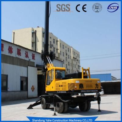 360 Degree Rotation Wheel Type Drilling Machine