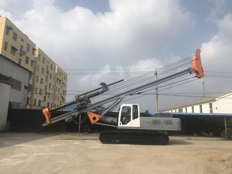 Max Borehole Piling Driving Piling Depth 20m Crawler Hydraulic Drilling Rig