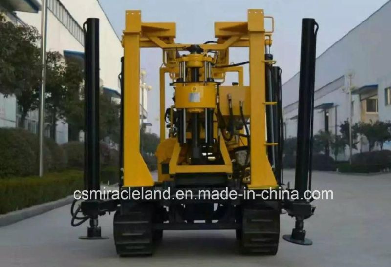 200m Crawler Mobile Rotary Water Well Borehole Drilling Machine with Hydraulic Tower (XY-200Y)