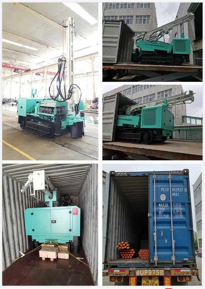 Portable Rotary Blast Hole Rock Crawler Mounted Drill Rig