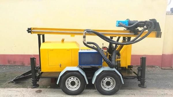 2022 Hot Sale Dfq-150W Air Compressor Small Bore Well Drilling Machine