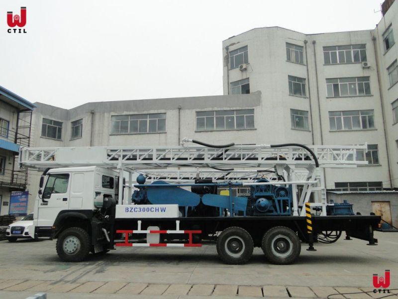 China Truck International Ltd 150meters 300m Depth HOWO 6X4 Well Drill Truck