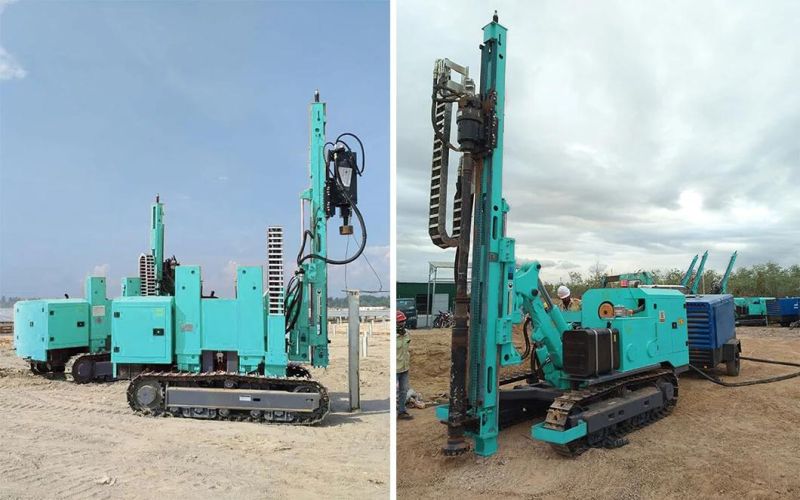 Hf385y High Efficiency DTH Bit DTH Drilling Rig for Piling Anchor