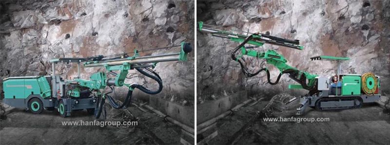 China Mechanical Manufacturers Hfj11 High Torsional Strength Jumbo Drill Rig