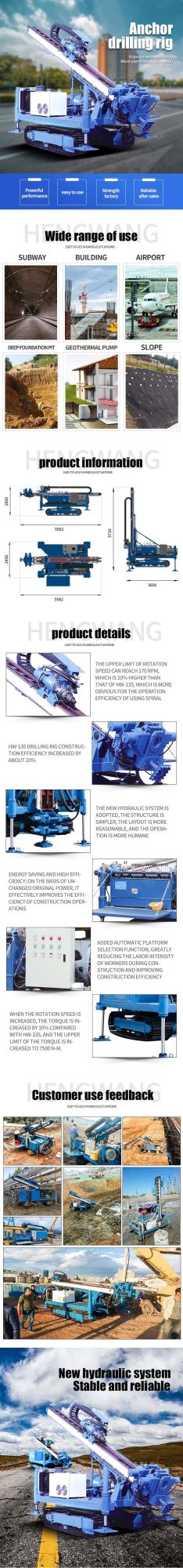 Anchoring Construction Using Drilling Rigs