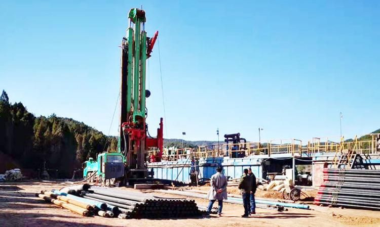 Hft220 Strong Ability for Rock Truck Well Drilling Rig for Sale