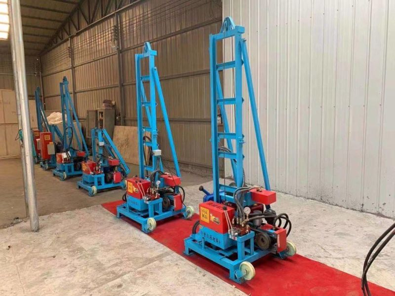 Hydraulic Rotary Drilling Rig with High Pressure Water Pump