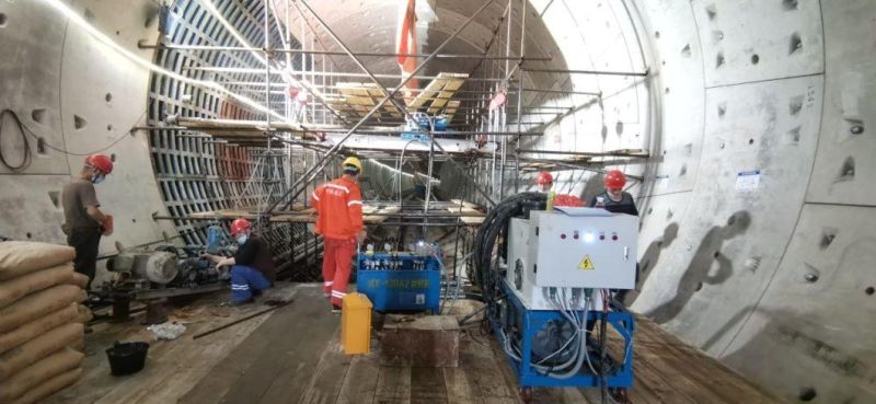 Hydraulic Split Type Side Slope Micro Geotechnical Blowing up Engineering