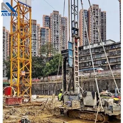 Soft Soil Foundation Waterproof Curtain Drilling Rig High Efficiency
