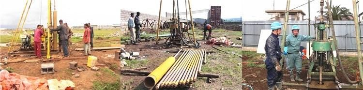 Hydraulic Ground Earth Bore Hole Rock Drilling Rig Machine