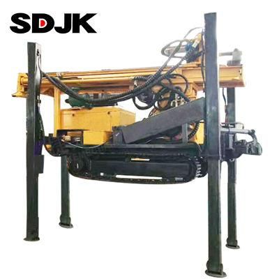 Steel Crawler 400m Portable Hydraulic Water Well Drilling Rig