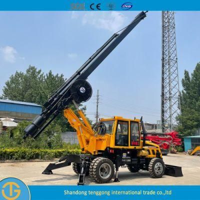 Hydraulic Crawler Surface Bored Tractor Portable Drilling Rig for Sale Dl-180 Model