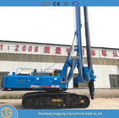 Manufacturer Crawler Hydraulic Piling Water Well Drilling Rig Machine Dr-220 for Sale