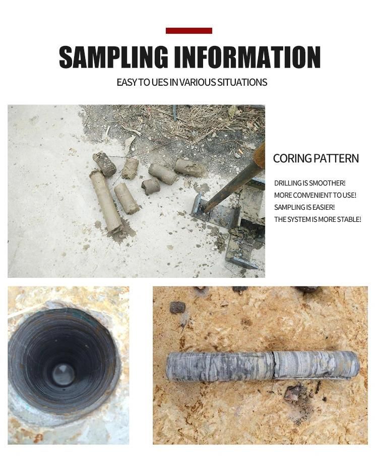 Hydraulic Gasoline Engine Geological Core Sample Drilling Rigs