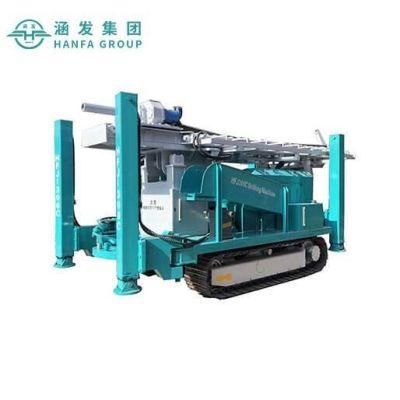 Hfj300c 300m Deep Multi-Function Hydraulic Mobile Borehole Drill Deep Rotary Ground Water Well Drilling Rig