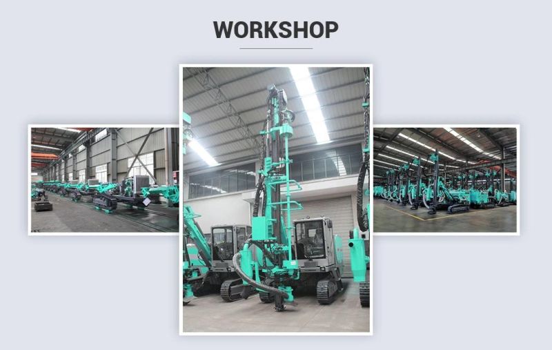 Hfg-54 Practical Blast Hole Mine Drill Crawler Hydraulic Open Use Integrated DTH Surface Drilling Rig