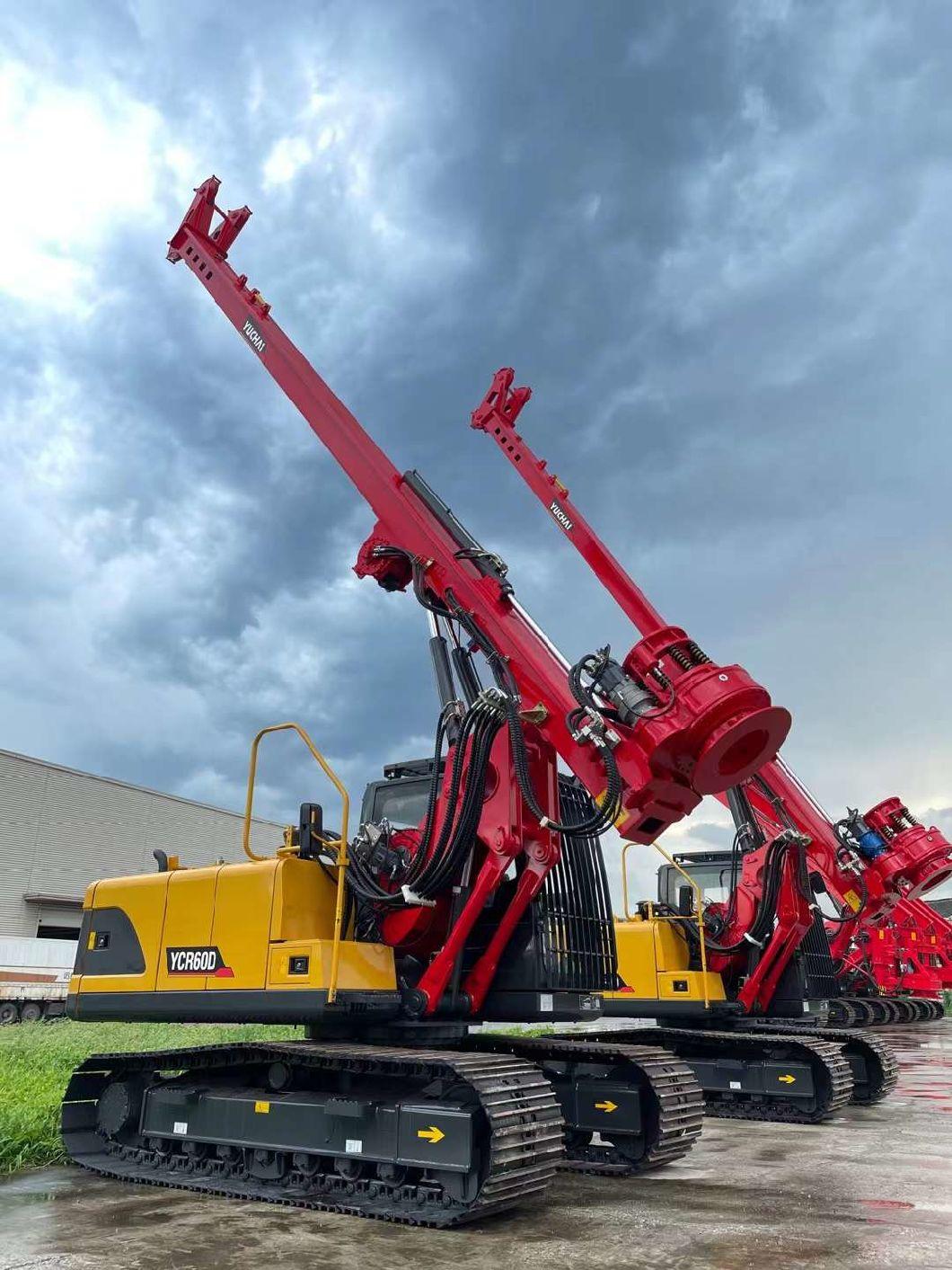 35 Kn. M Output Torque Ycr35 Small Rotary Drilling Rig