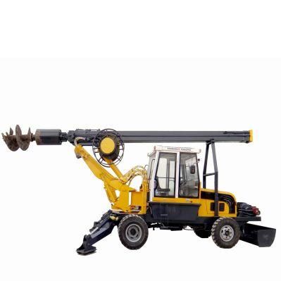11m Hydraulic Wheel Water Drilling/Digging Machine for Foundation Pile Construction/Engineering /Borehole Drill/Diamond Drilling