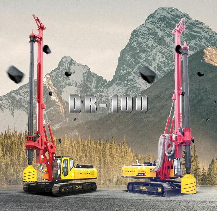 Portable Water Well Drilling Rigs Dr-100 for Sale