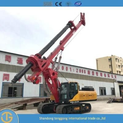 Construction Engineering Pile Driver, Dr-150 Small Crawler Hydraulic Rotary Drilling/Drill Rig Machine with Two Drill Bit for Free
