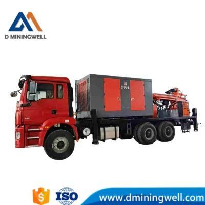 D Miningwell Mwt450 Low Price Chinese Water Well Drilling Rig Truck-Mounted Hydraulic Drilling Rig