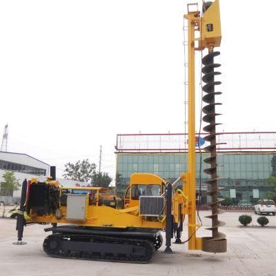 Crawler 360-6 Long Screw Economical Water Well Pile Driver Construction Drilling Equipment Pilling Machine