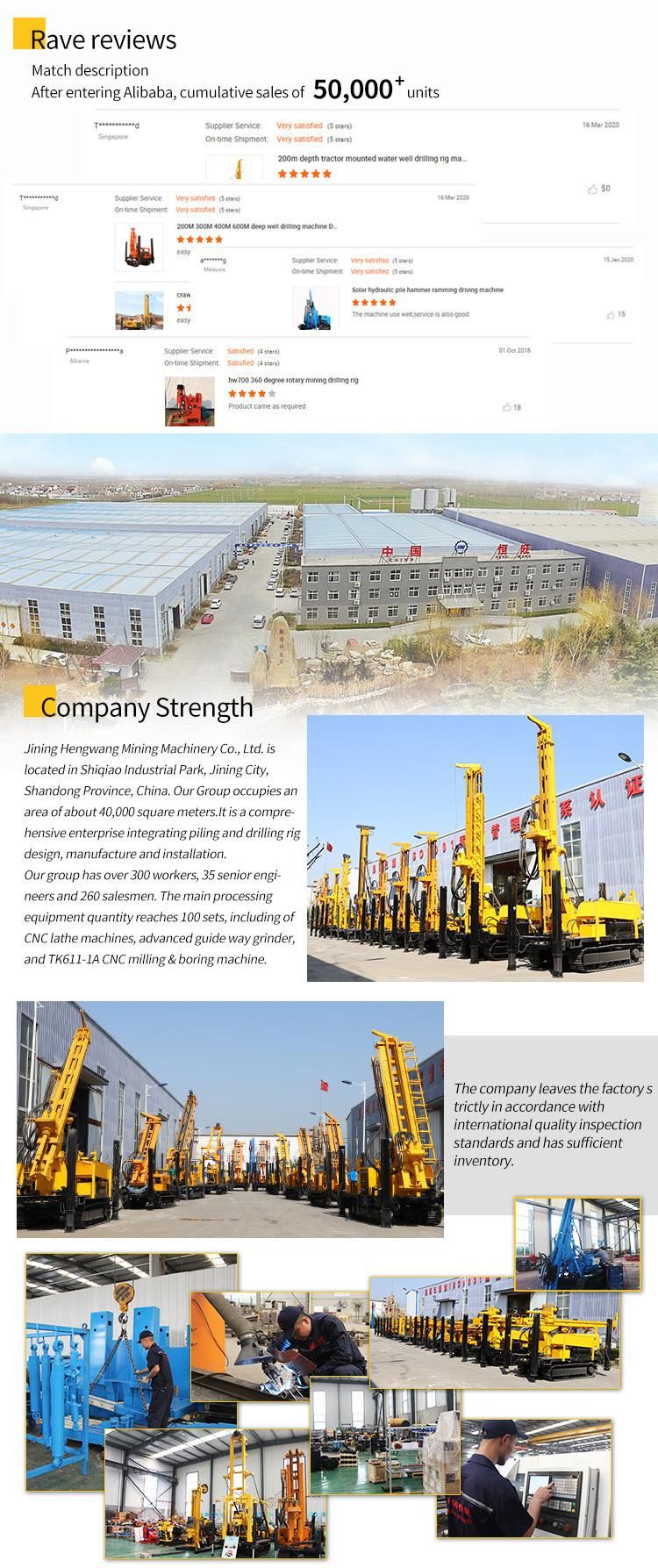 Hydraulic Well Drilling Rig Xy-3 Deep Hole Core Machine 600m Geological Exploration Drilling Rig