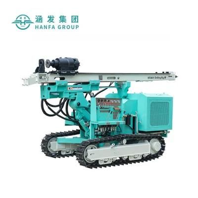 Factory Price Hf385y Mine Blasting Drill Photovoltaic Solar Piling Hole Drilling Rig with Air Compressor